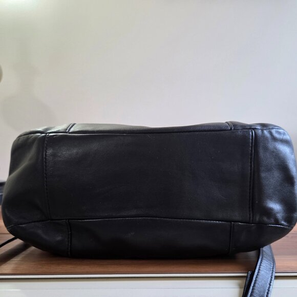 Coach Daisy Mia Black Leather Crossbody Bag Purse - Picture 5 of 16